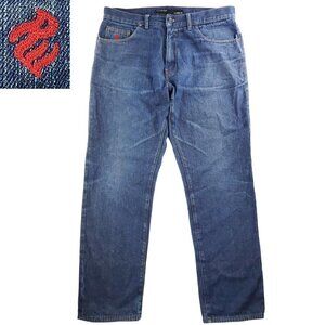 Rocawear Classic Fit Jeans Dark Wash Denim Pants Men's 38x32